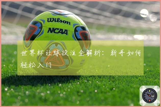 世界杯让球投注全解析：新手如何轻松入门